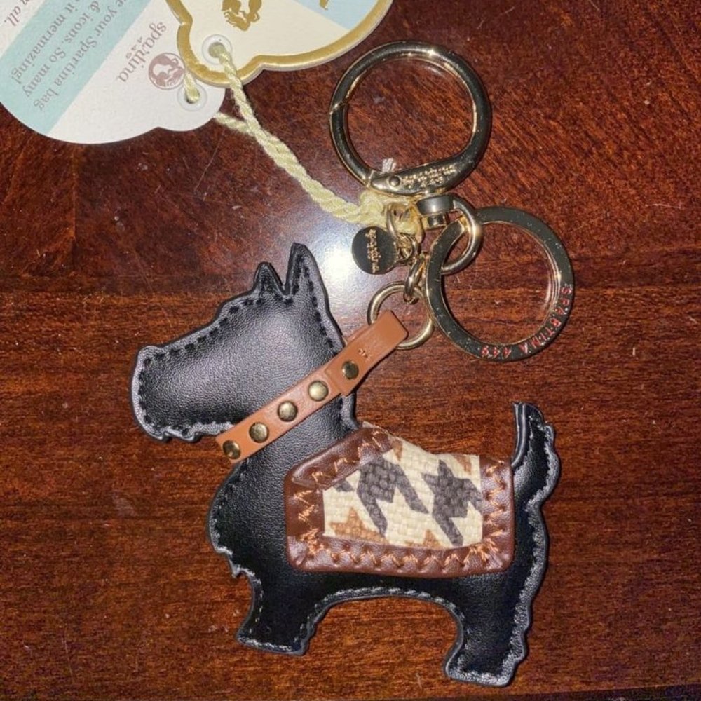 Spartina Scotty Dog bag charm keychain